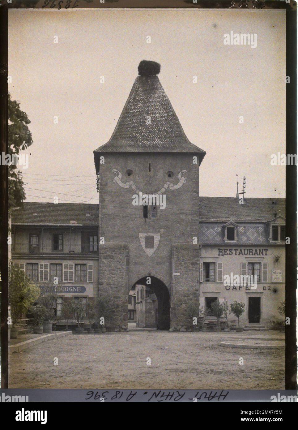 Saint-Martin-de-la-Meuse, Alsace, France , 1919 - Alsace - Fernand Cuville - (automne) Banque D'Images