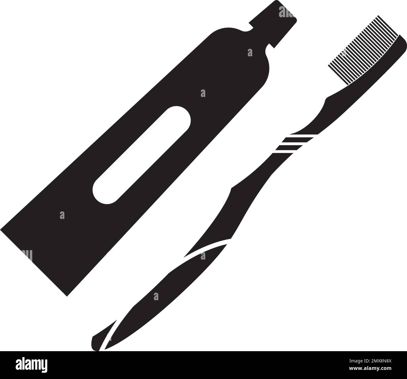 Illustration du motif vectoriel du logo de la brosse à dents Illustration de Vecteur