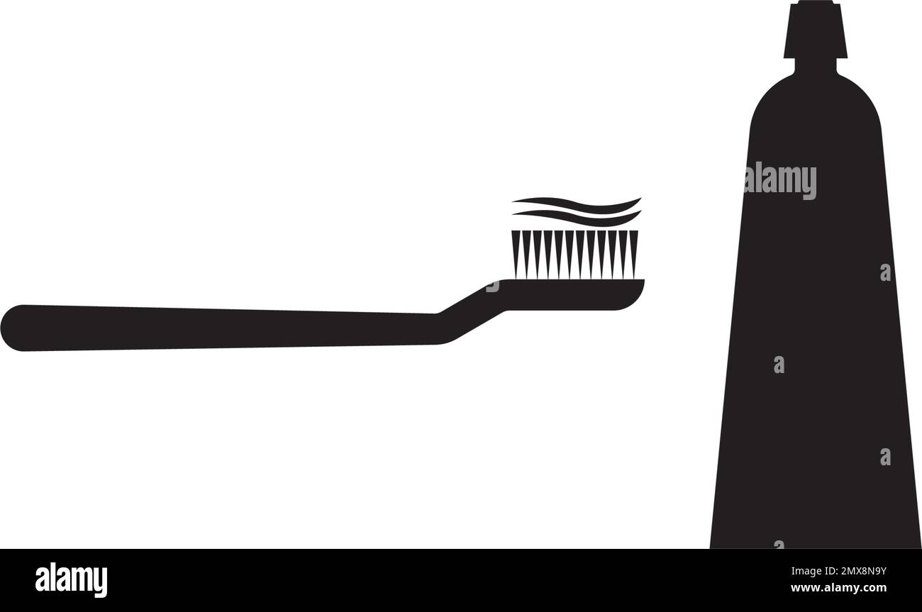 Illustration du motif vectoriel du logo de la brosse à dents Illustration de Vecteur