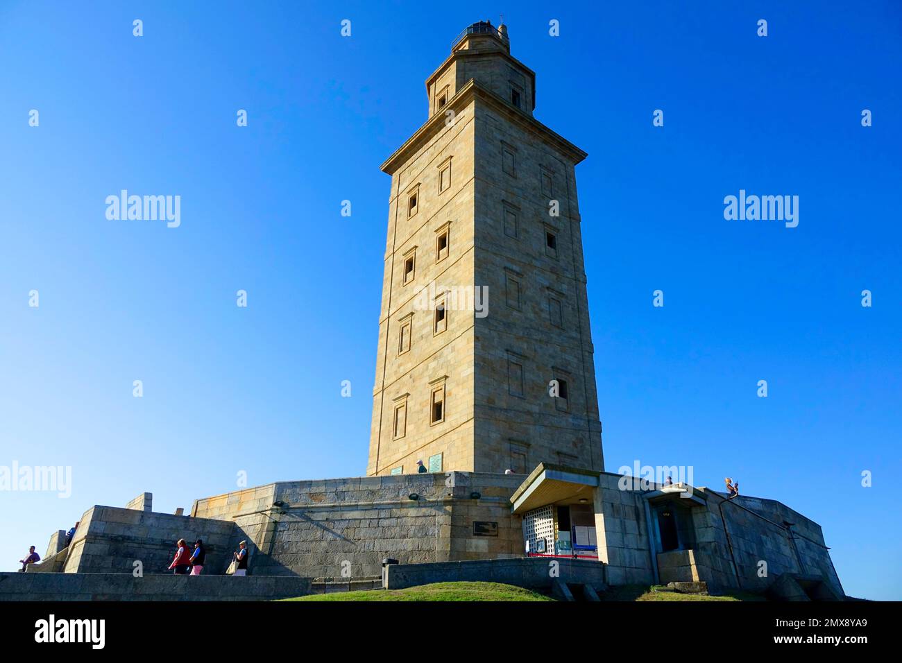 Tour d'Hercule, La Corogne est une ville et une municipalité de Galice, Espagne. La Corogne est la ville la plus peuplée de Galice et la deuxième plus peuplée Banque D'Images