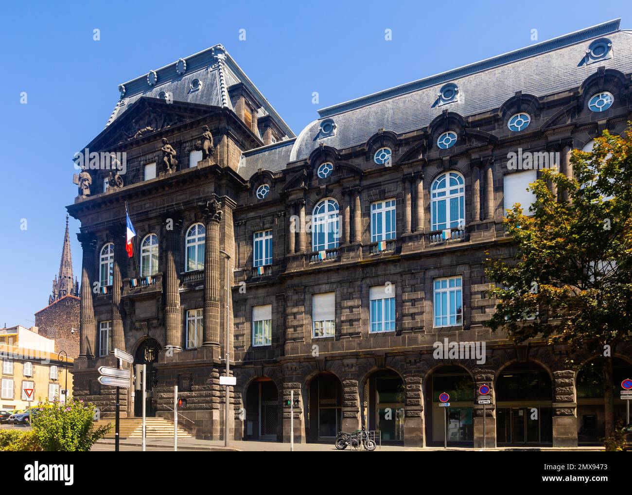 Préfecture de Clermont-Ferrand de l'extérieur Banque D'Images