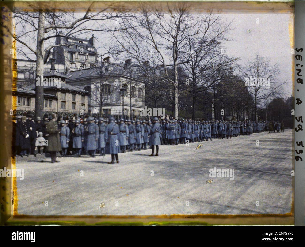 Paris (16th arr.), France les funérailles de l'Ambassadeur des Etats-Unis Myron Herrick Avenue d 'Iéna , Banque D'Images