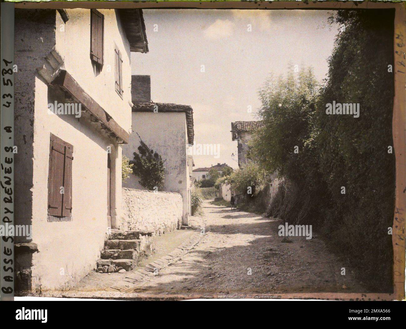 La Bastide-Clairence, France , 1924 - Aquitaine - Auguste Léon Banque D'Images