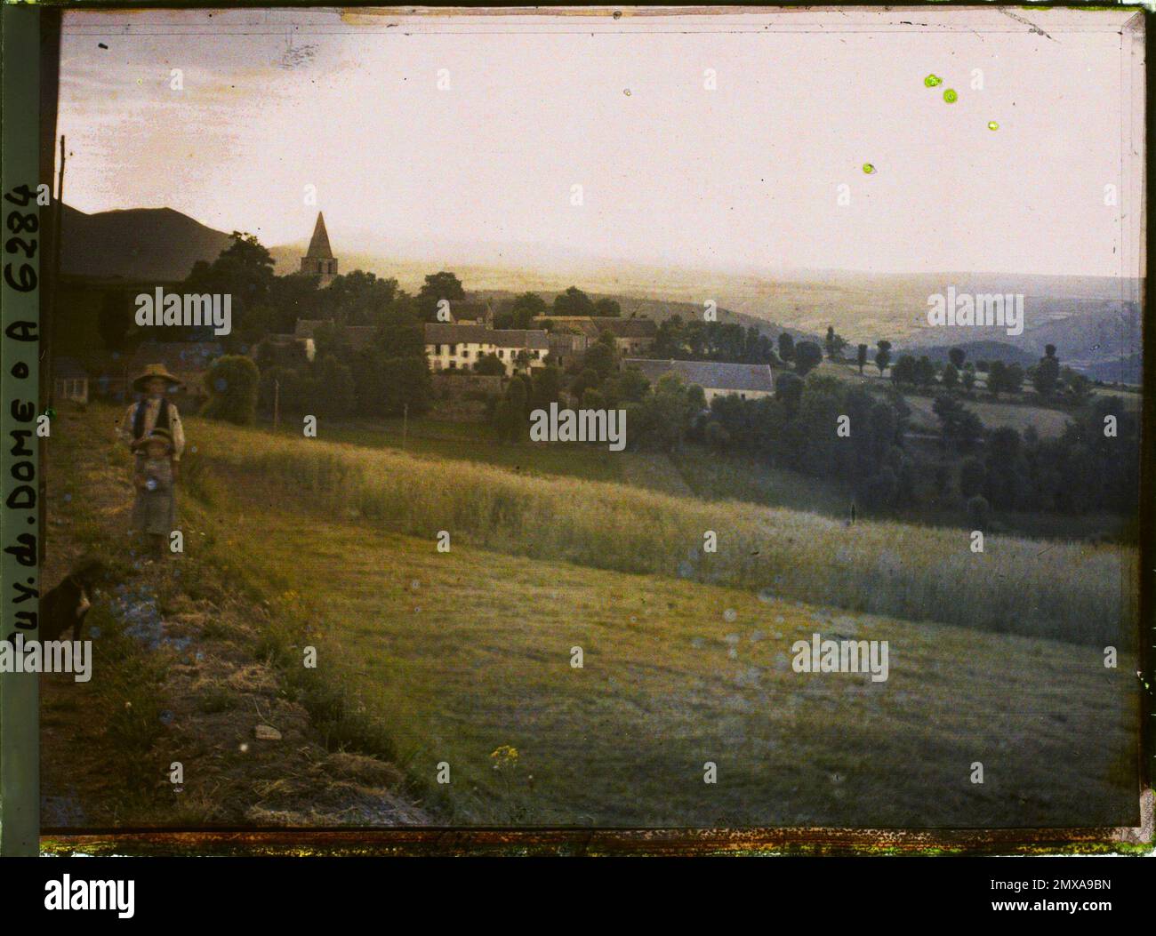 Saint-Victor , France , 1911 - Centre de France Auvergne Bourgogne - Auguste Léon - (17 juillet - 6 août) Banque D'Images