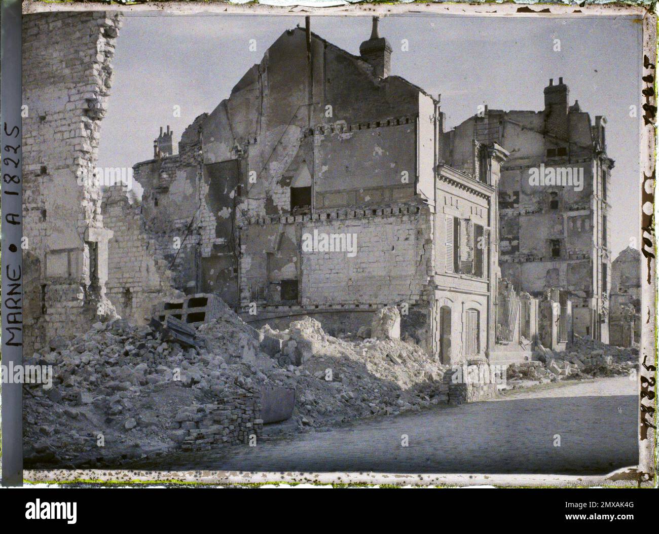 Reims , Marne , Champagne , France , 1919 - Reims - Auguste Léon - (septembre) Banque D'Images