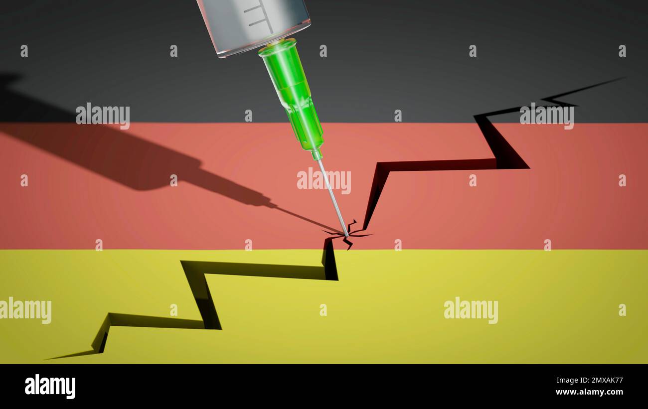 Image symbolique sur le sujet de la division de la société Banque D'Images