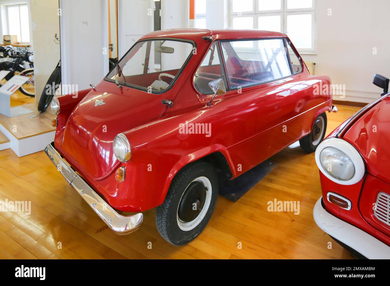 Musée de la voiture d'Engstingen, voiture classique, exposition, BMW, Engstingen, Bade-Wurtemberg, Allemagne Banque D'Images