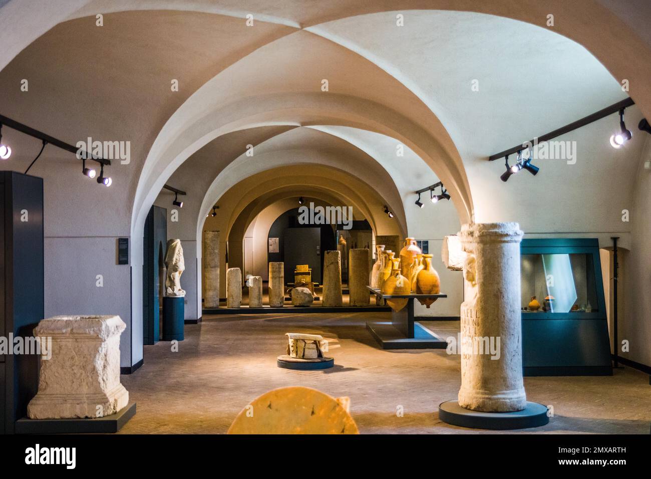 Santa Giulia, Musée de la ville, Brescia, Lombardie, Italie, Brescia, Lombardie, Italie Banque D'Images