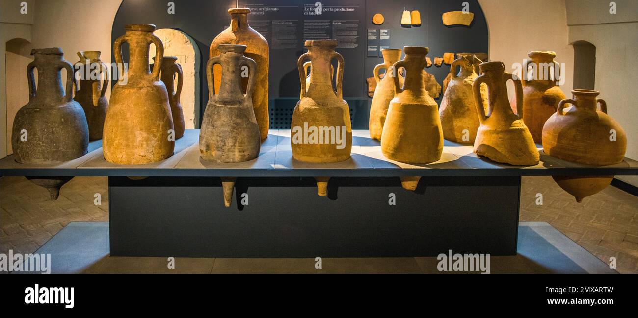 Santa Giulia, Musée de la ville, Brescia, Lombardie, Italie, Brescia, Lombardie, Italie Banque D'Images