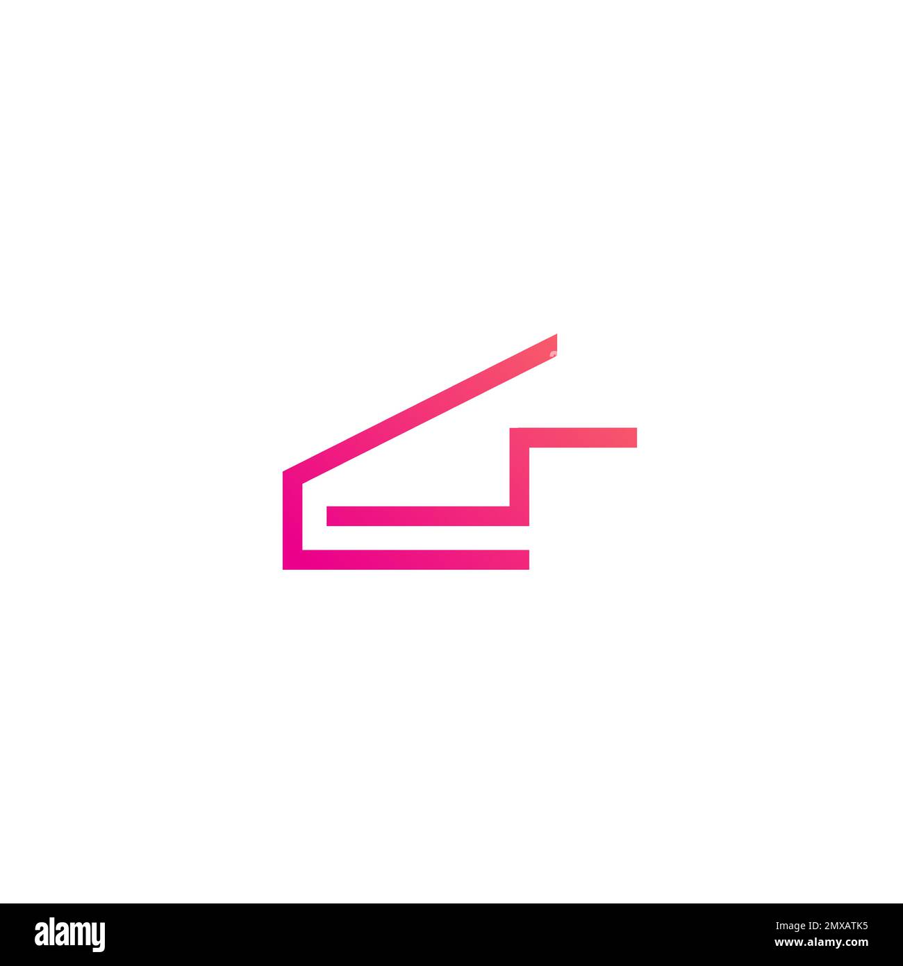 CONCEPTION intérieure CS. LOGO CS Home Illustration de Vecteur