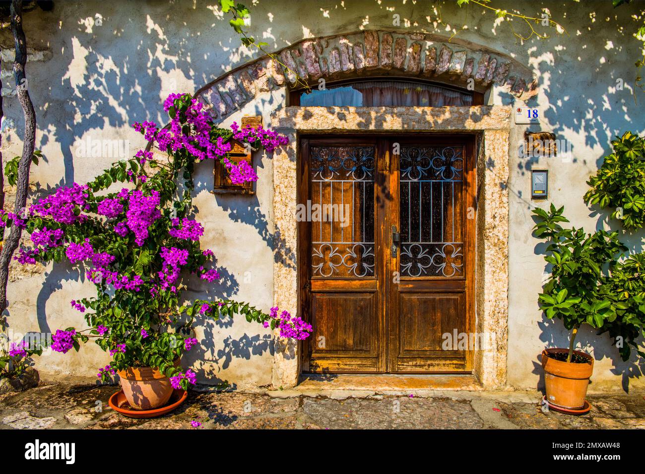 Cassone di Malcesine, Lac de Garde, Italie, Cassone di Malcesine, Lac de Garde, Italie Banque D'Images