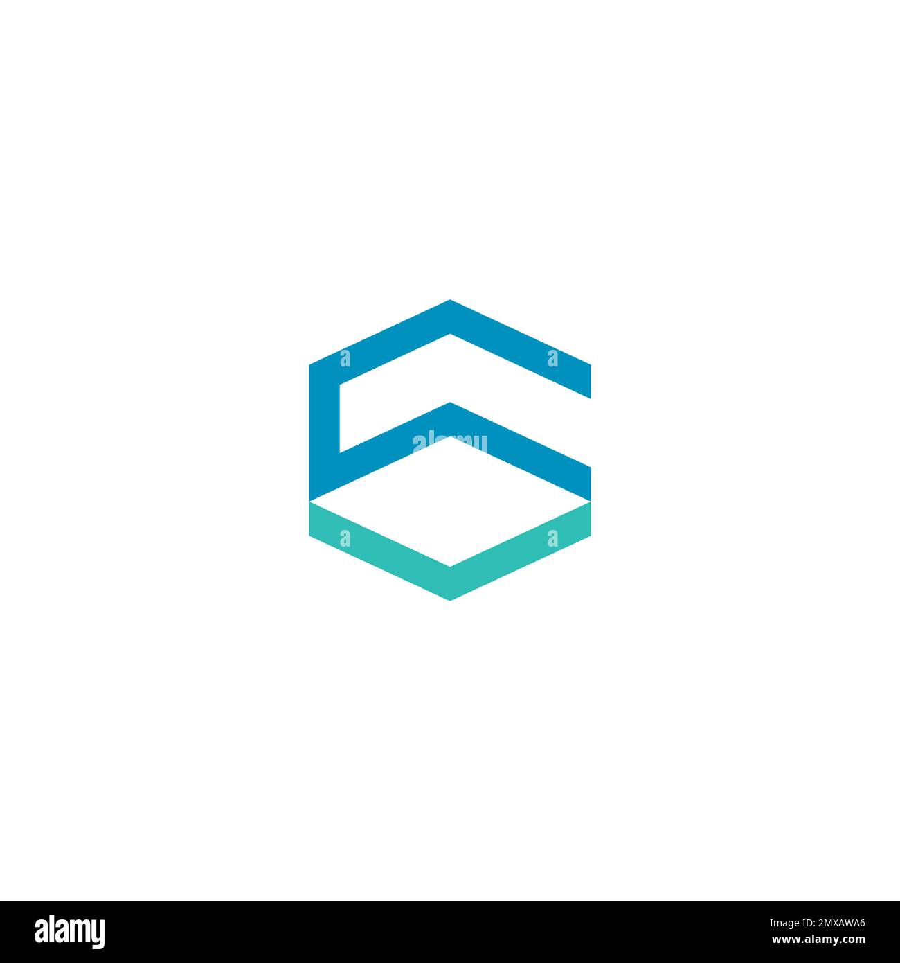 Logo CS. Adapté à votre initiale Illustration de Vecteur
