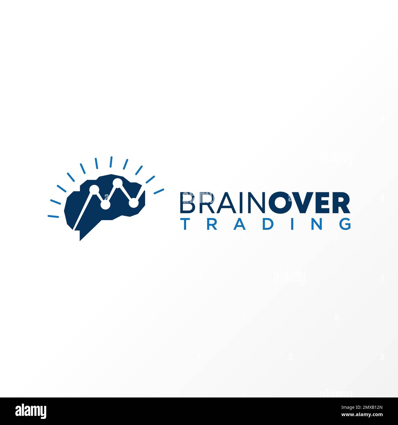 Smart Brain et commerce ou graphique image graphique icône logo design abstrait concept vecteur stock. Peut être utilisé comme symbole lié au résultat ou à la création Illustration de Vecteur