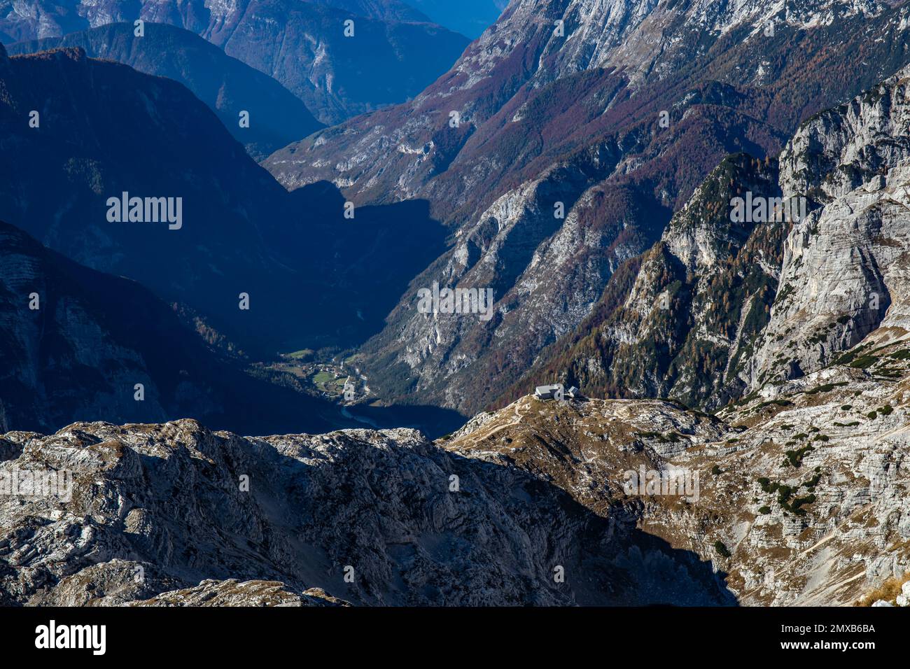 Randonnée Križ - Stenar - Bovški gamsovec, alpes juliennes, Slovénie Banque D'Images