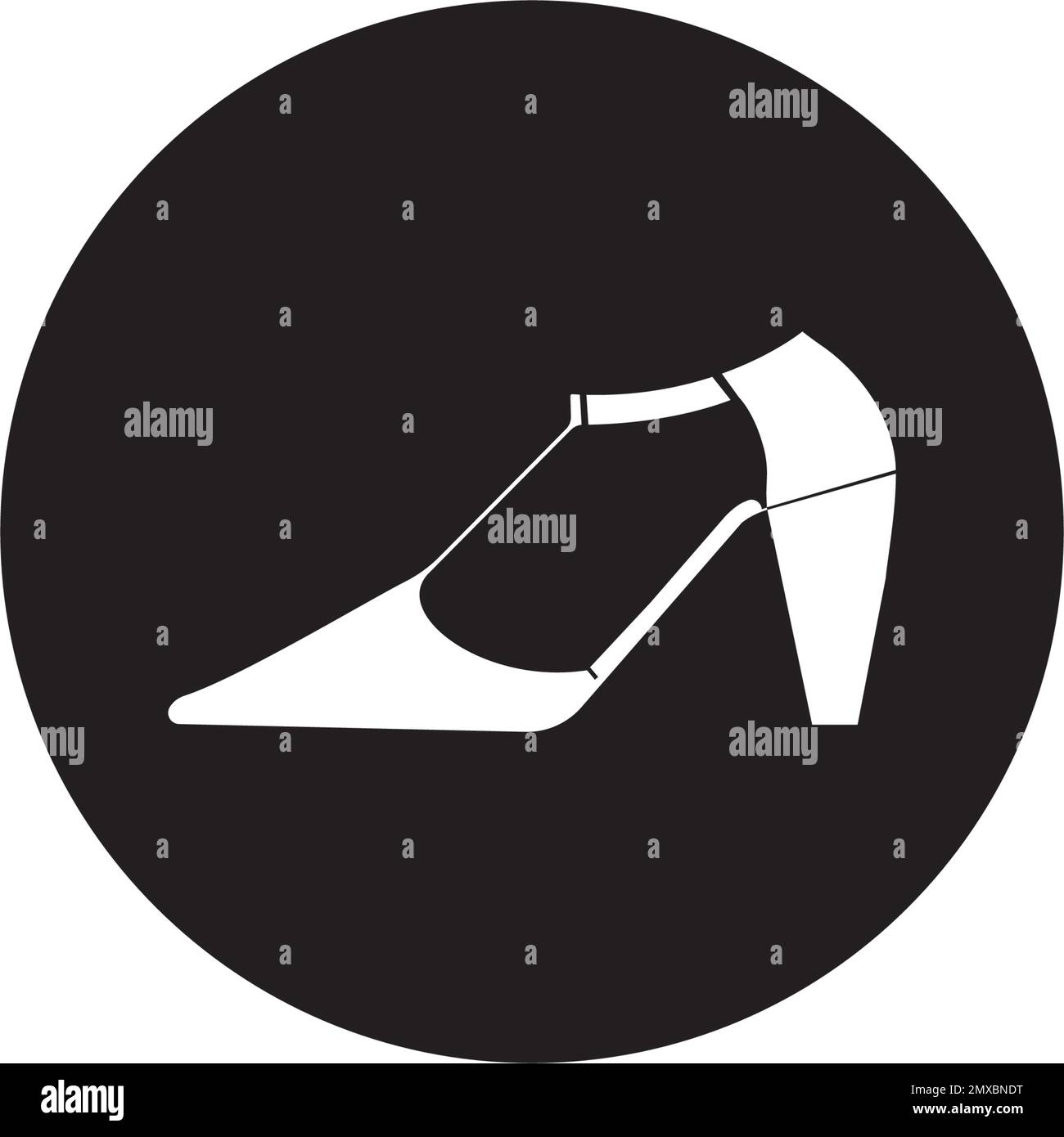 Motif d'illustration vectoriel pour chaussures pour femme. Illustration de Vecteur