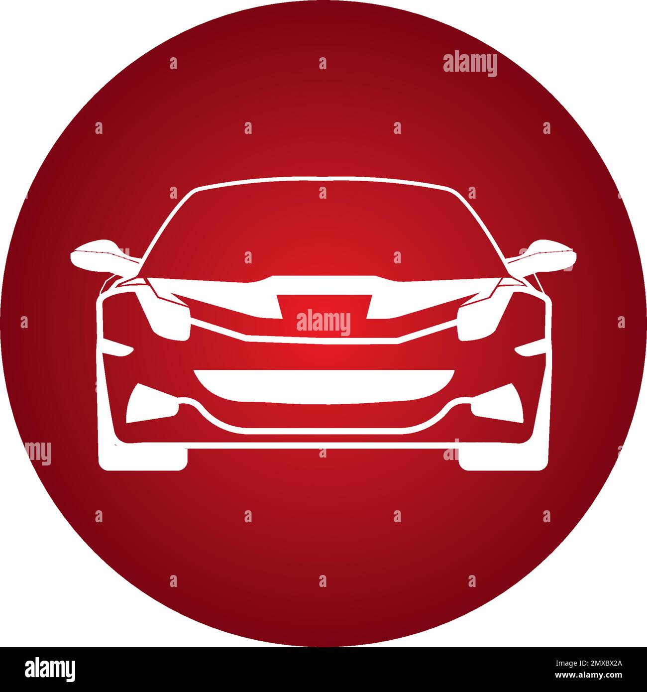 logo de l'illustration vectorielle de l'icône de voiture sport Illustration de Vecteur