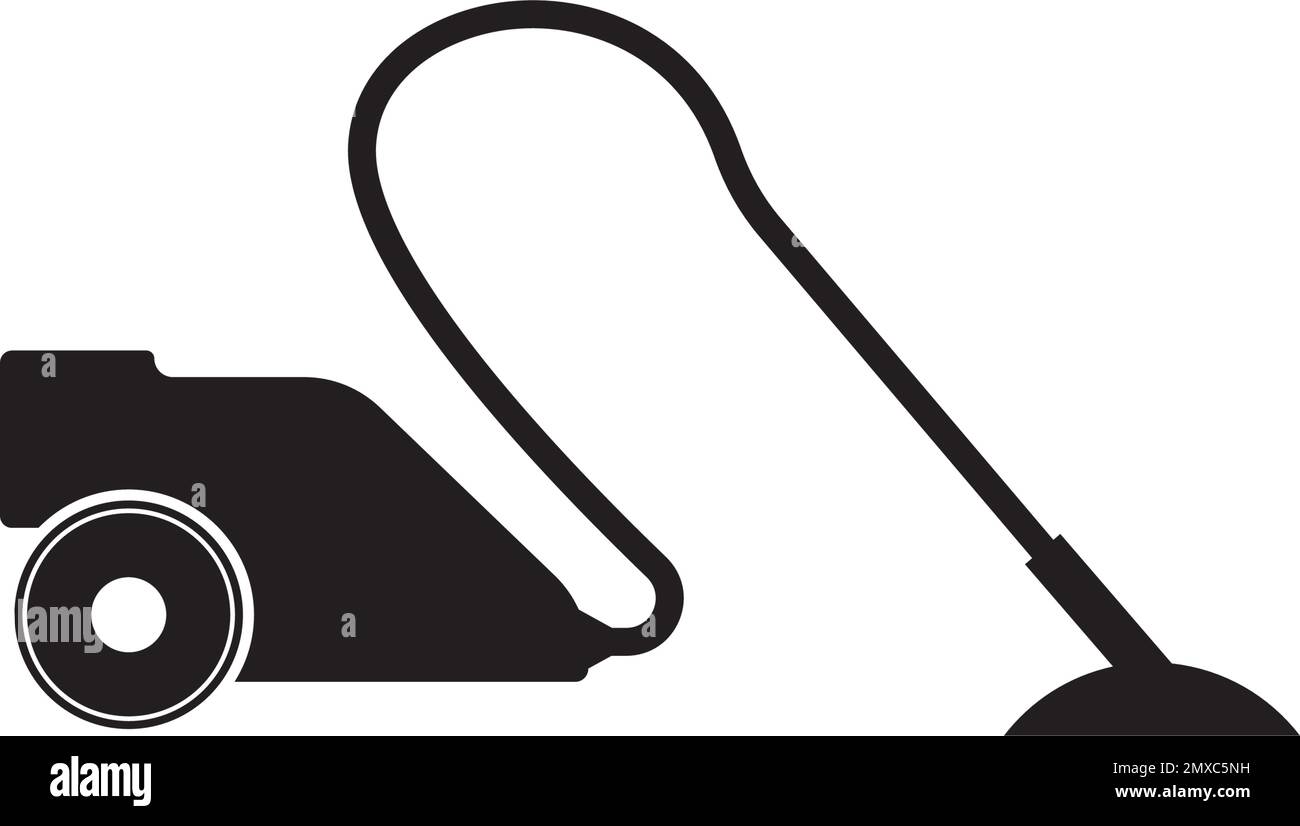 Symbole de l'icône de l'aspirateur illustration logo design. Illustration de Vecteur