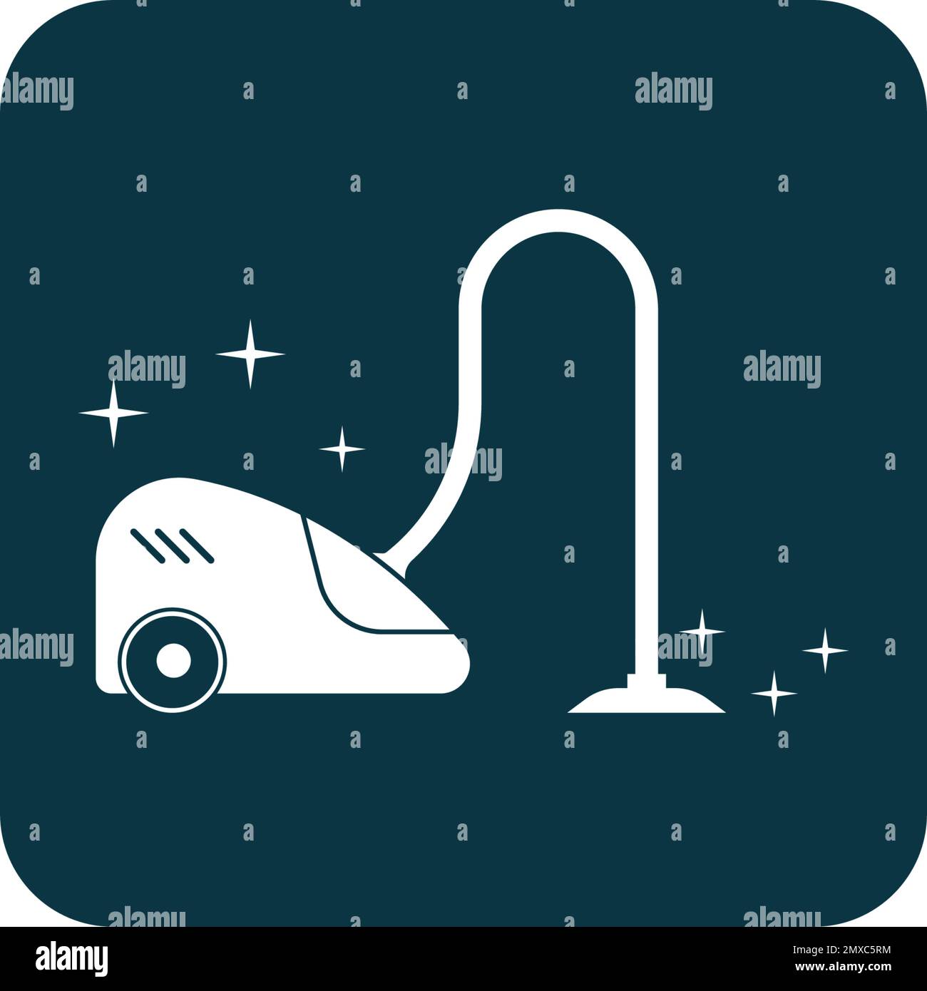 Symbole de l'icône de l'aspirateur illustration logo design. Illustration de Vecteur