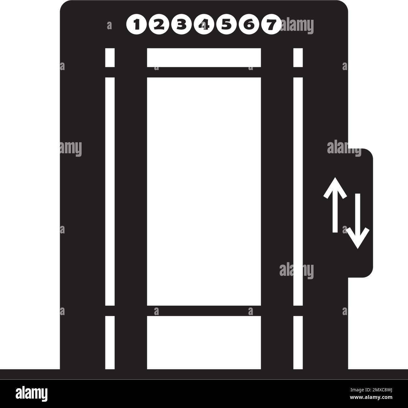 Logo d'illustration vectorielle d'icône de levage Illustration de Vecteur