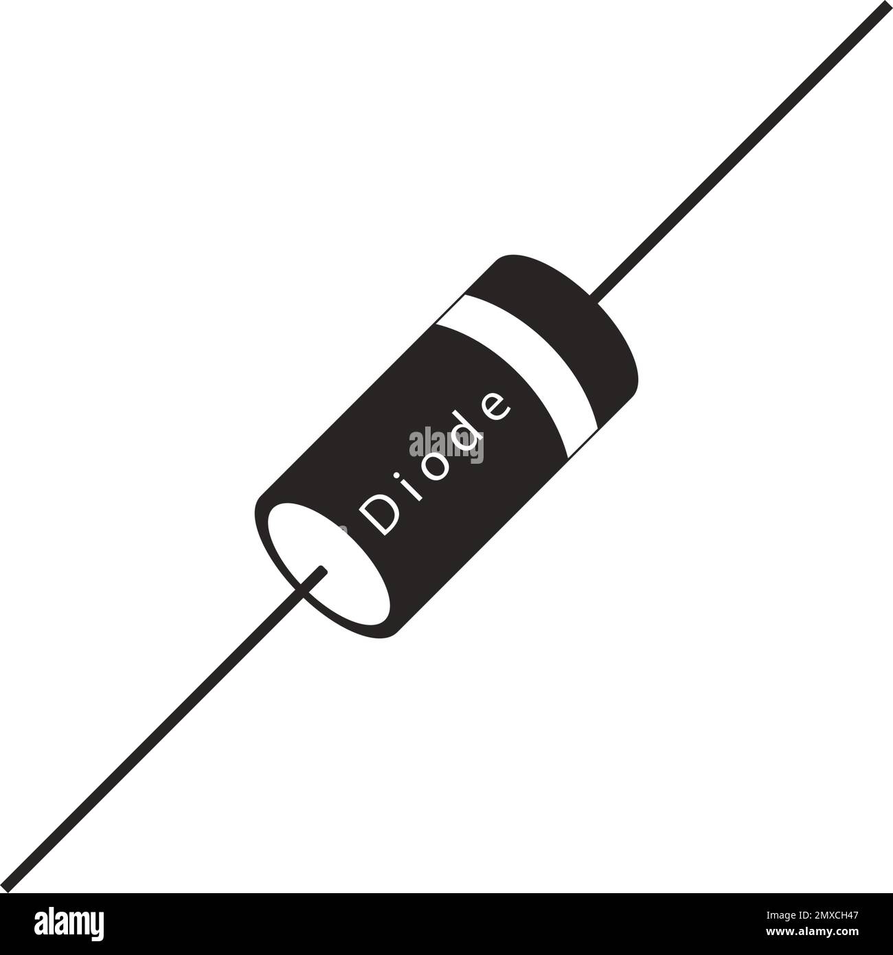 Diode icône vecteur illustration logo design templat. Illustration de Vecteur