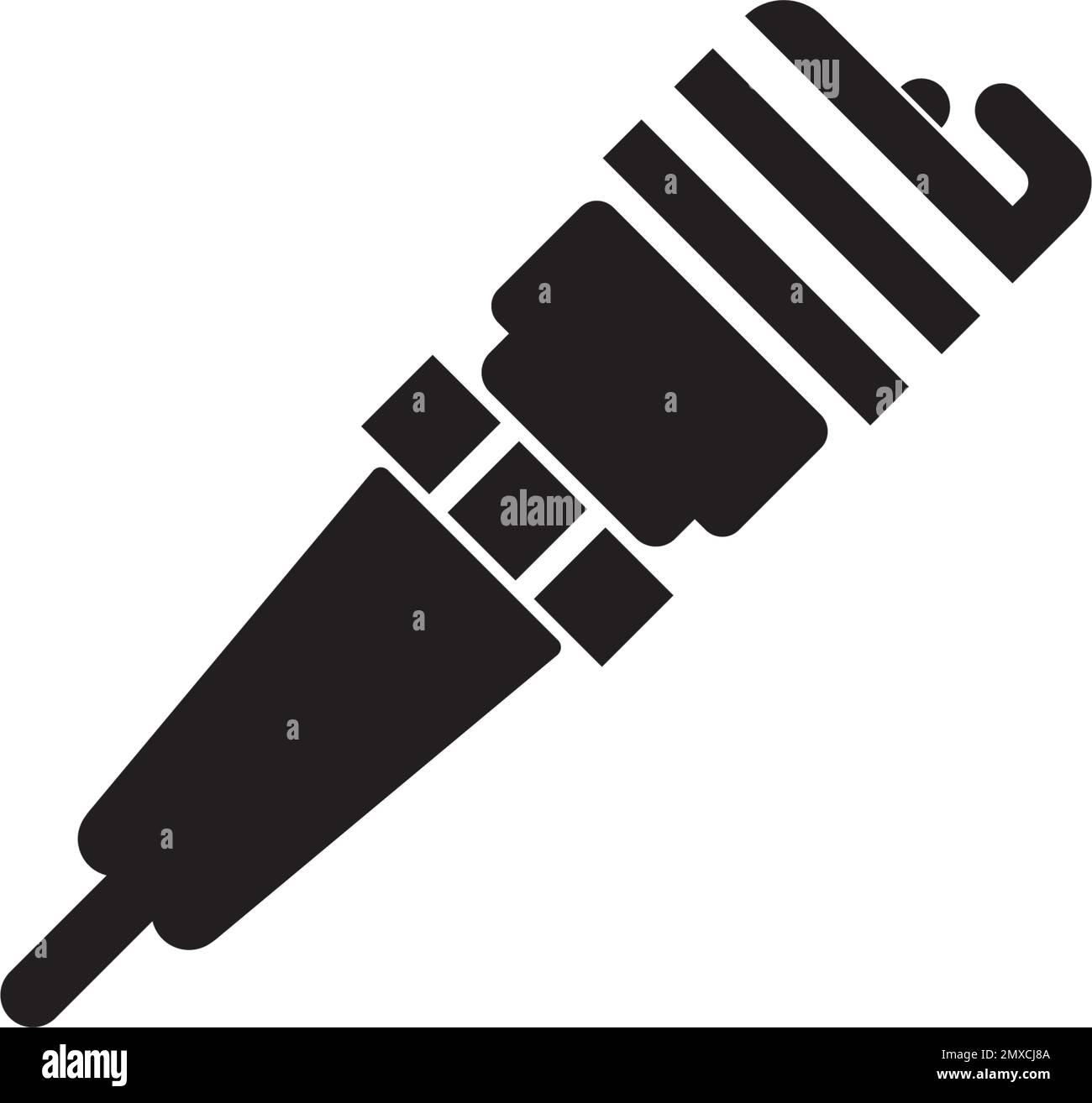 icône de bougie d'allumage. Illustration du concept vectoriel pour la conception. Illustration de Vecteur