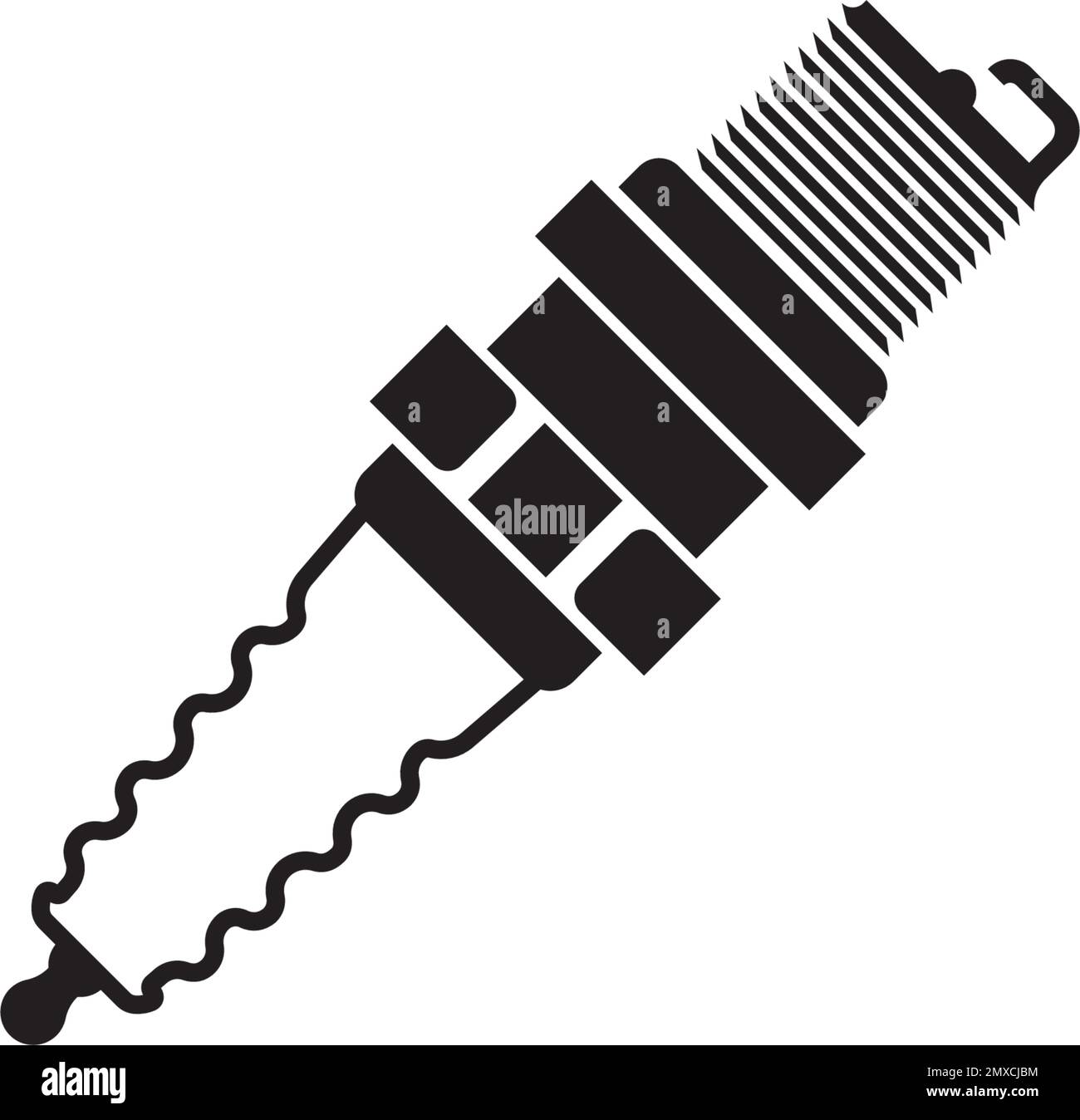 icône de bougie d'allumage. Illustration du concept vectoriel pour la conception. Illustration de Vecteur