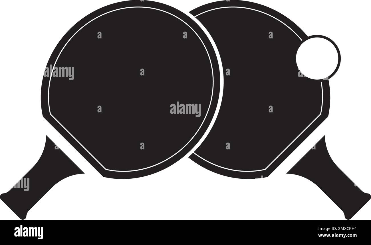 Pictogramme symbole de ping-pong dessin vectoriel d'illustration. Illustration de Vecteur