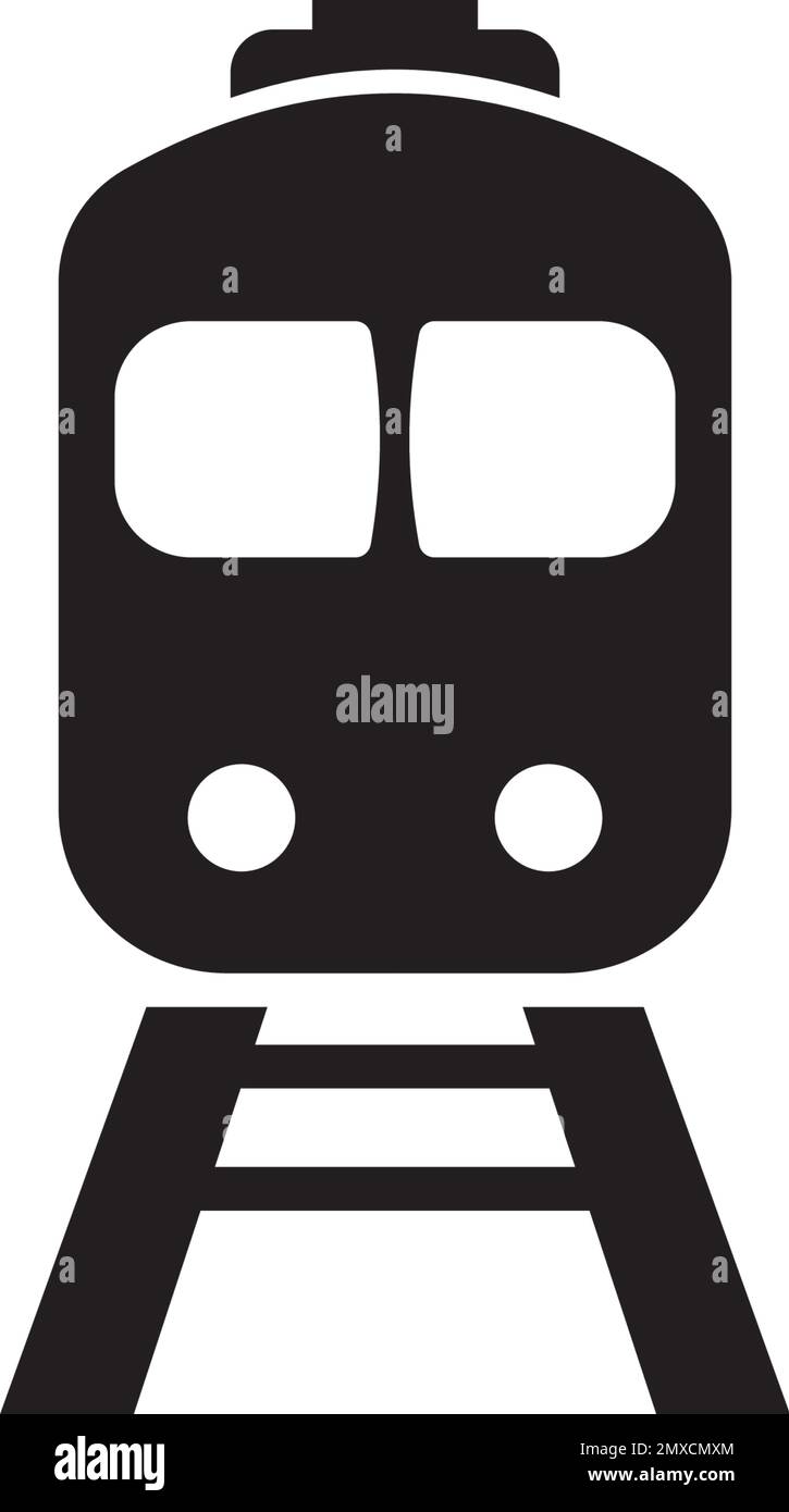 Train icône vecteur illustration logo arrière-plan de conception. Illustration de Vecteur