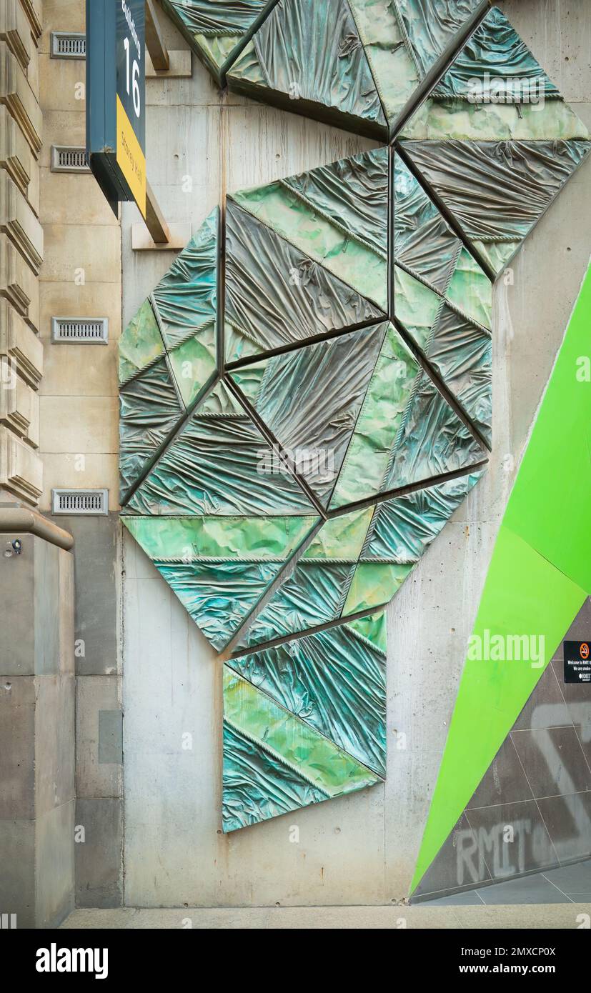 Melbourne, Victoria, Australie - RMIT Story Hall Reovation by ARM Architecture, gros plan Banque D'Images