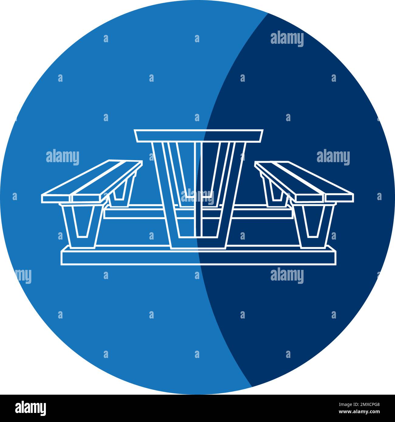 Tableau de pique-nique icône vecteur illustration design, symbole et arrière-plan Illustration de Vecteur