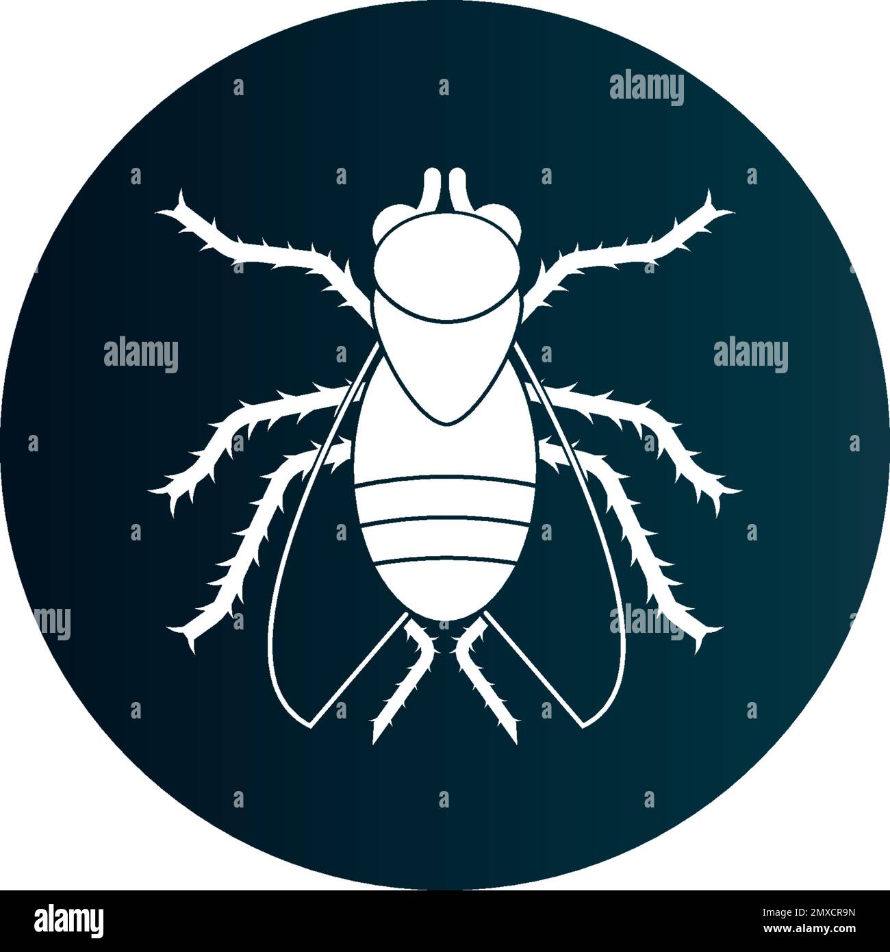 Motif de symbole d'illustration de vecteur d'icône d'insecte. SPE 10. Illustration de Vecteur