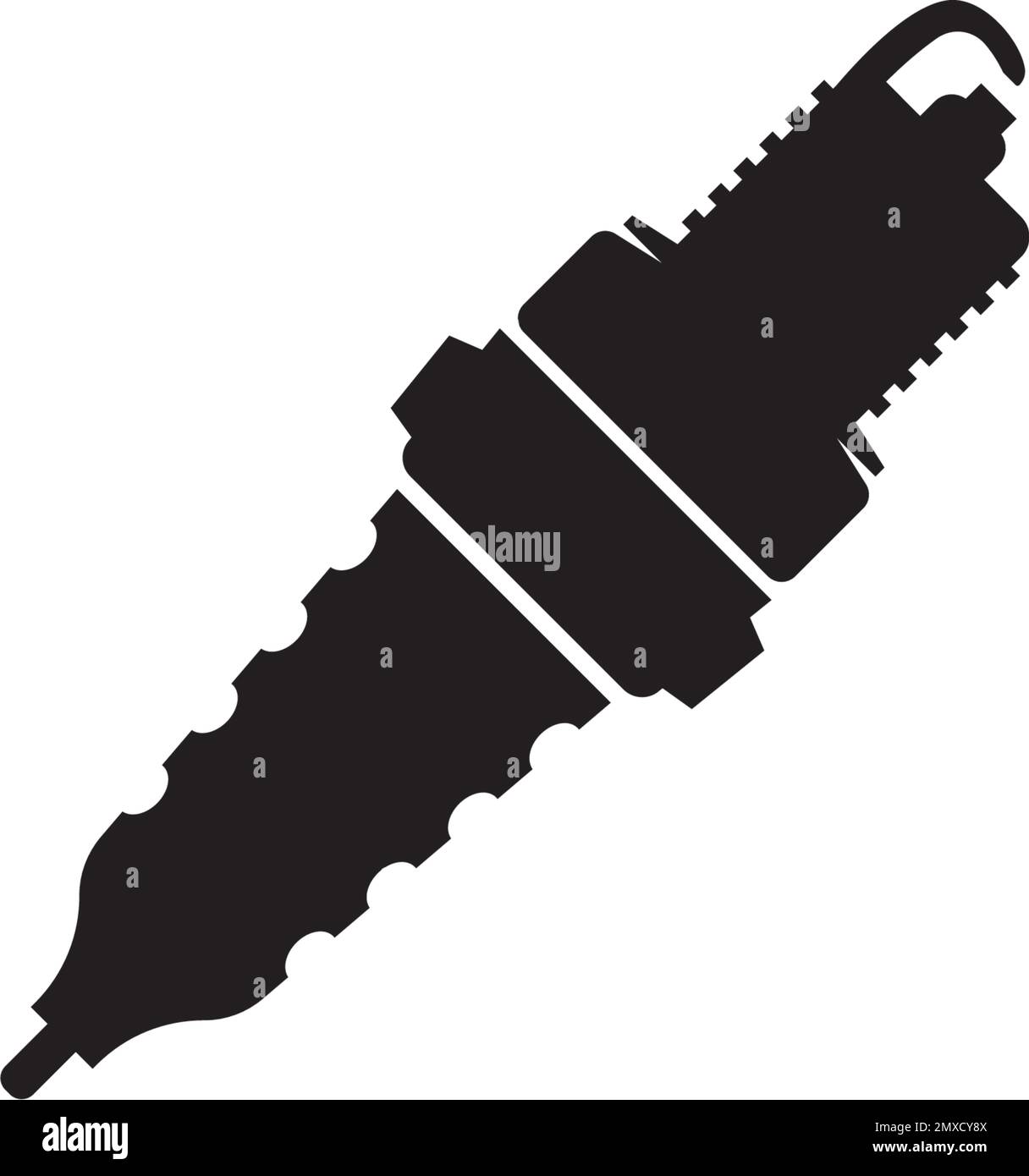 icône de bougie d'allumage. Illustration du concept vectoriel pour la conception. Illustration de Vecteur