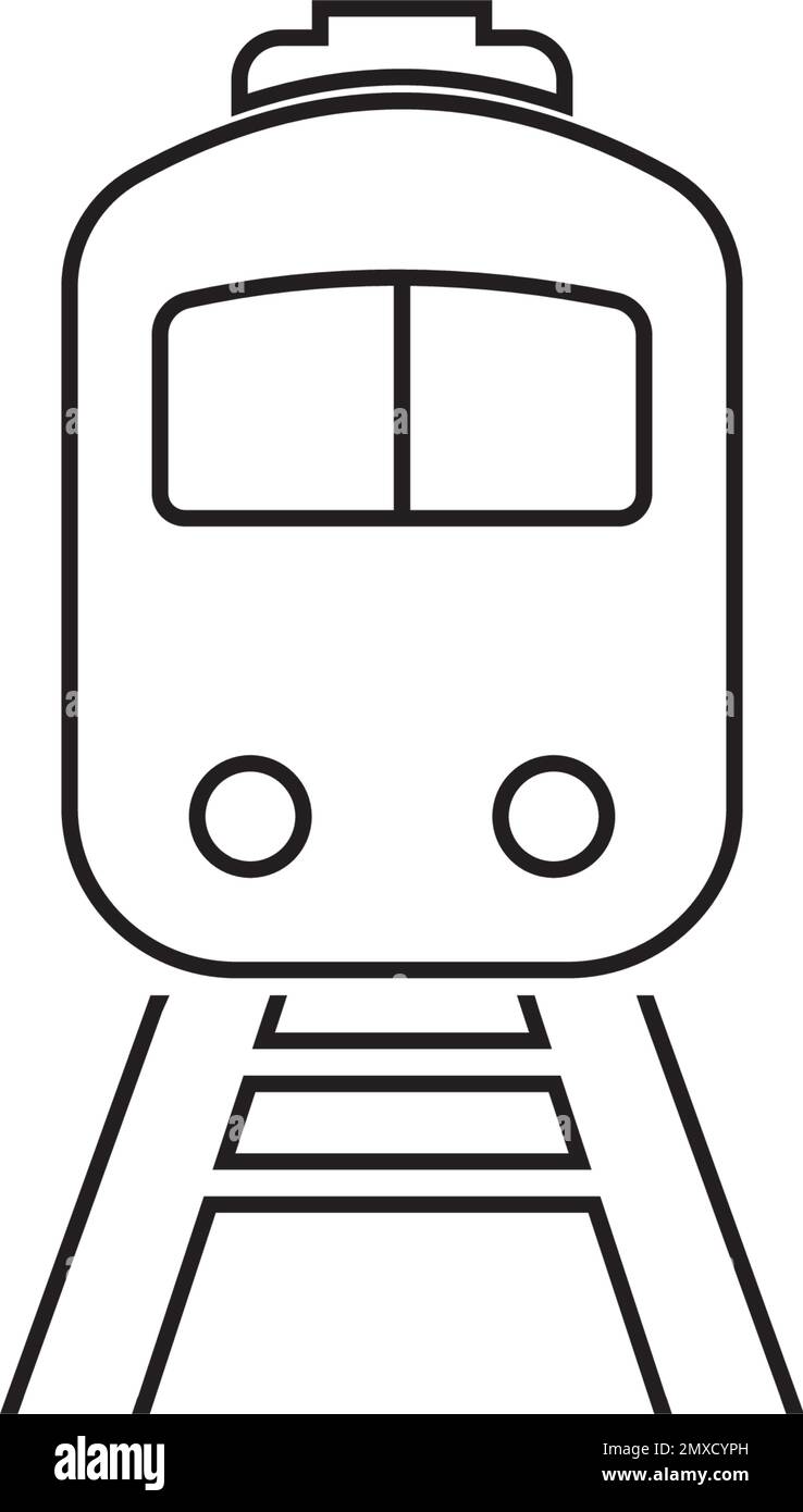 Train icône vecteur illustration logo arrière-plan de conception. Illustration de Vecteur
