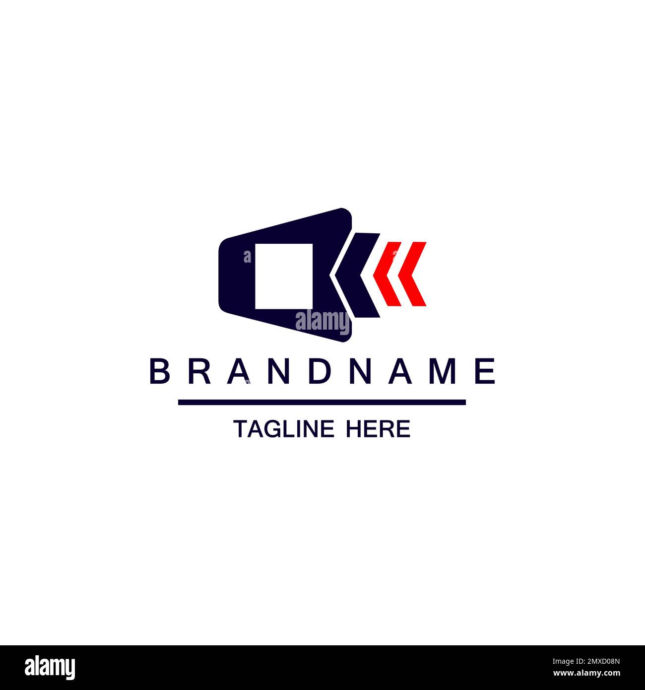 Inspiration du modèle de logo Letter O Arrow Illustration de Vecteur