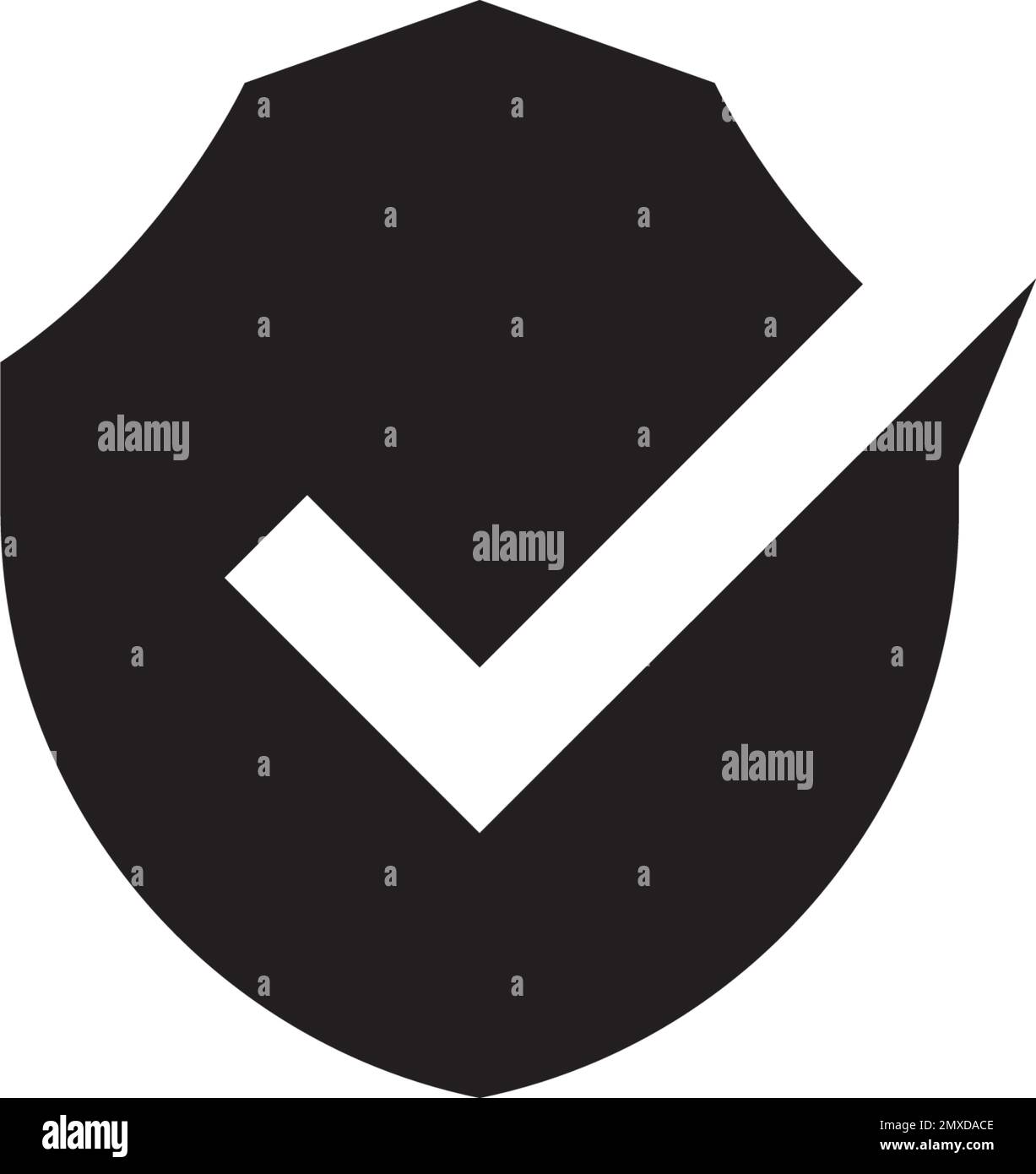 logo vectoriel d'icône de bouclier. Illustration de Vecteur