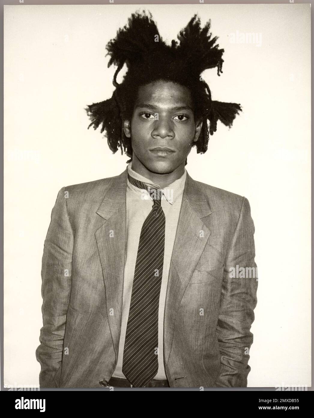 Jean-Michel Basquiat. Musée : COLLECTION PRIVÉE. Auteur: ANDY WARHOL. Banque D'Images