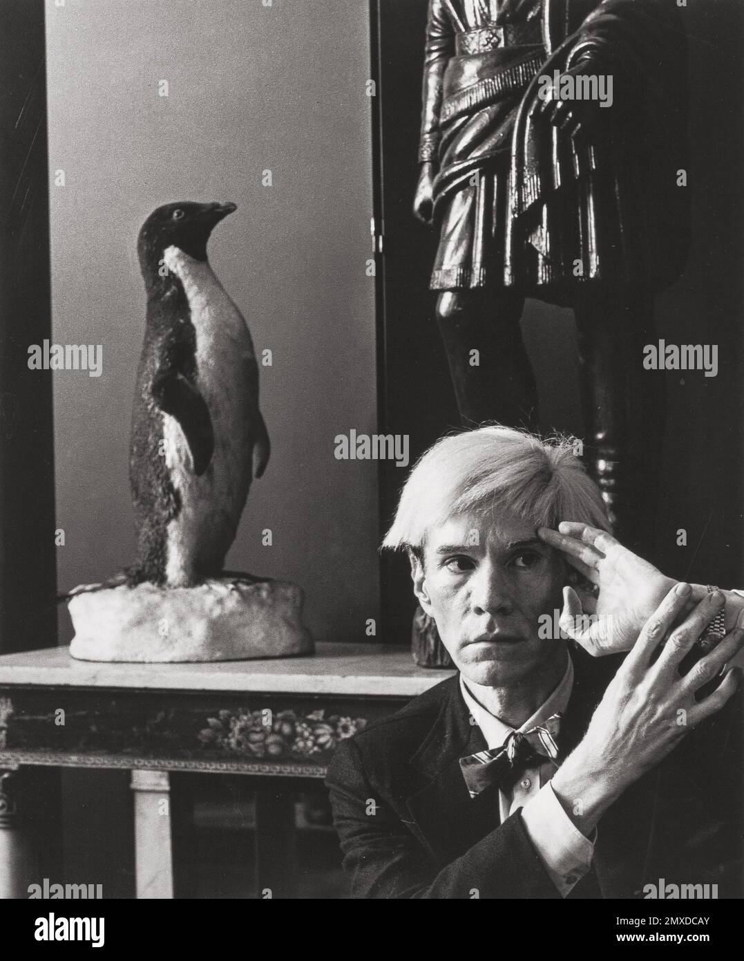 Andy Warhol. Musée : COLLECTION PRIVÉE. Auteur: Hans Namuth. Banque D'Images