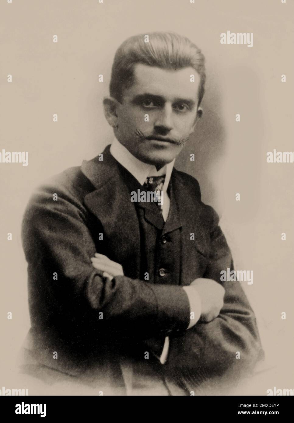 Portrait de Ferdinand Porsche (1875-1951). Musée : COLLECTION PRIVÉE. Auteur: ANONYME. Banque D'Images