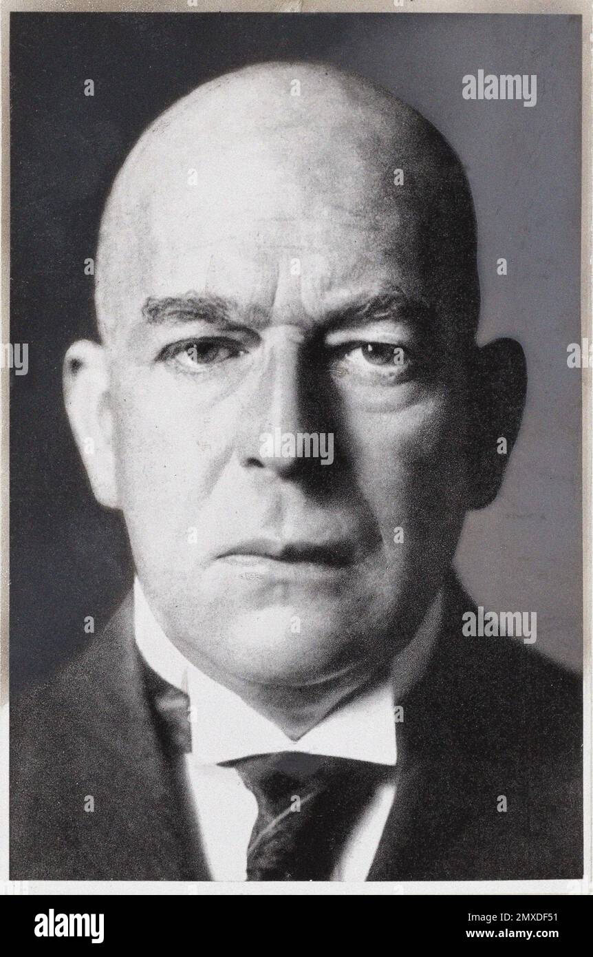 Portrait d'Oswald Spengler (1880-1936). Musée : COLLECTION PRIVÉE. Auteur: ANONYME. Banque D'Images