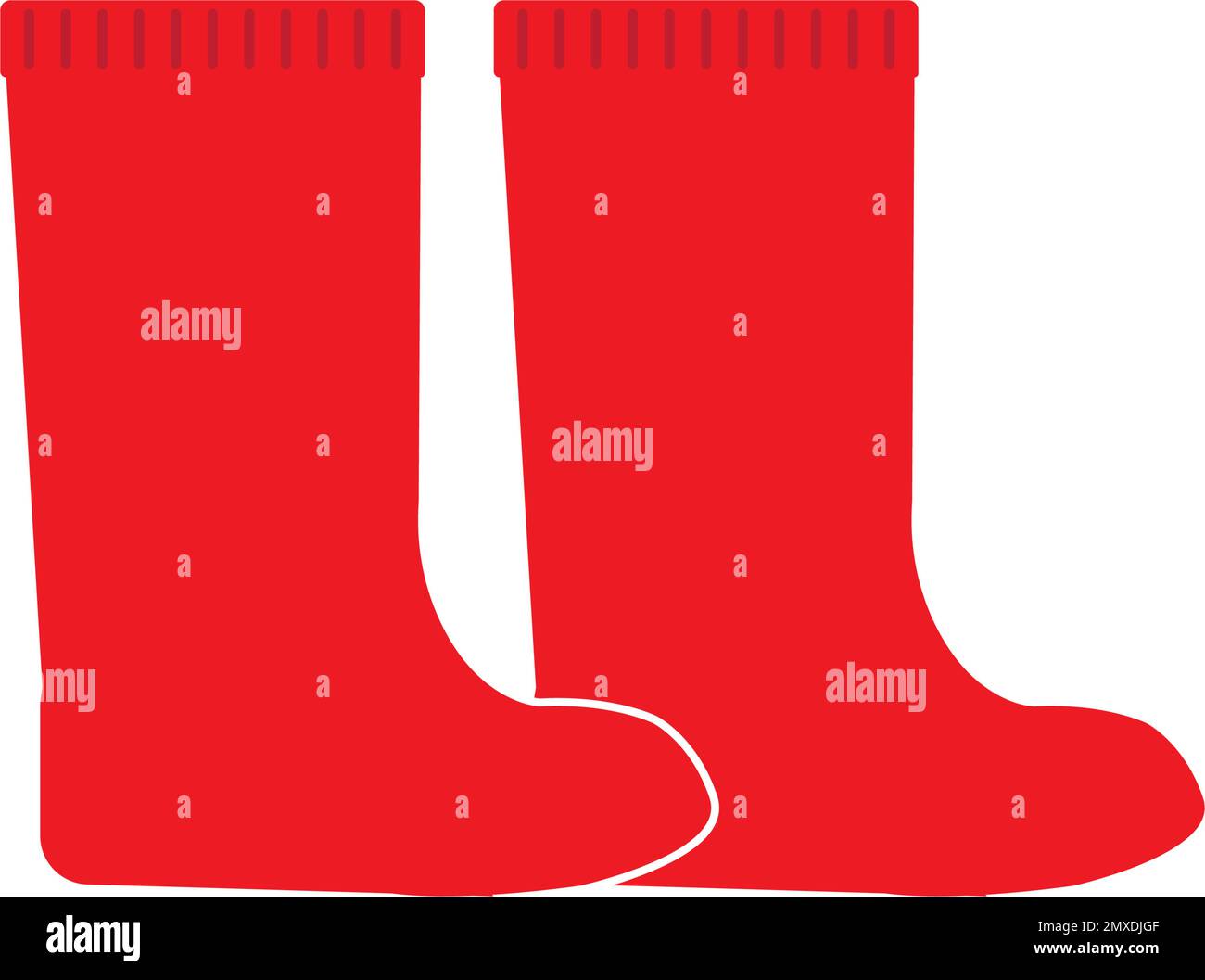 Modèle de conception d'illustration vectorielle pour bottes de pluie. Illustration de Vecteur