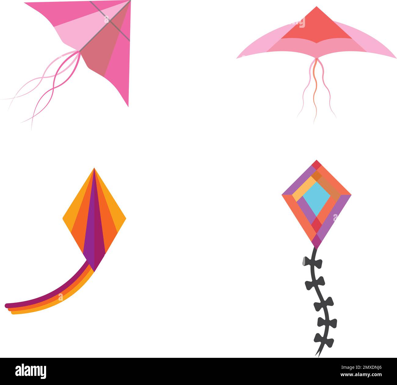 arrière-plan du motif d'illustration vectorielle du logo kite. Illustration de Vecteur
