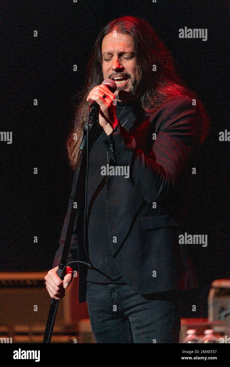 Fort Lauderdale, Floride, États-Unis. 02nd févr. 2023. Noah Hunt effectue pendant la panne est… Visite anniversaire 25th au Broward Centre for the Performing Arts sur 2 février 2023 à fort Lauderdale, Floride. Crédit : Mpi140/Media Punch/Alamy Live News Banque D'Images