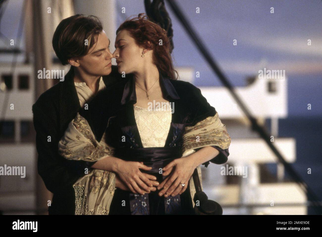 Le film Titanic Leonardo DiCaprio et Kate Winslet Banque D'Images