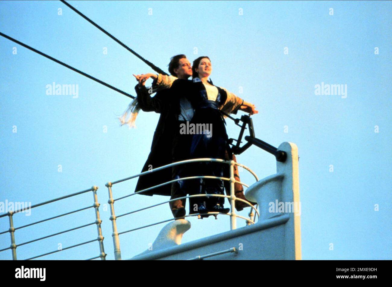 Film Titanic 1997 Leonardo DiCaprio & Kate Winslet Banque D'Images