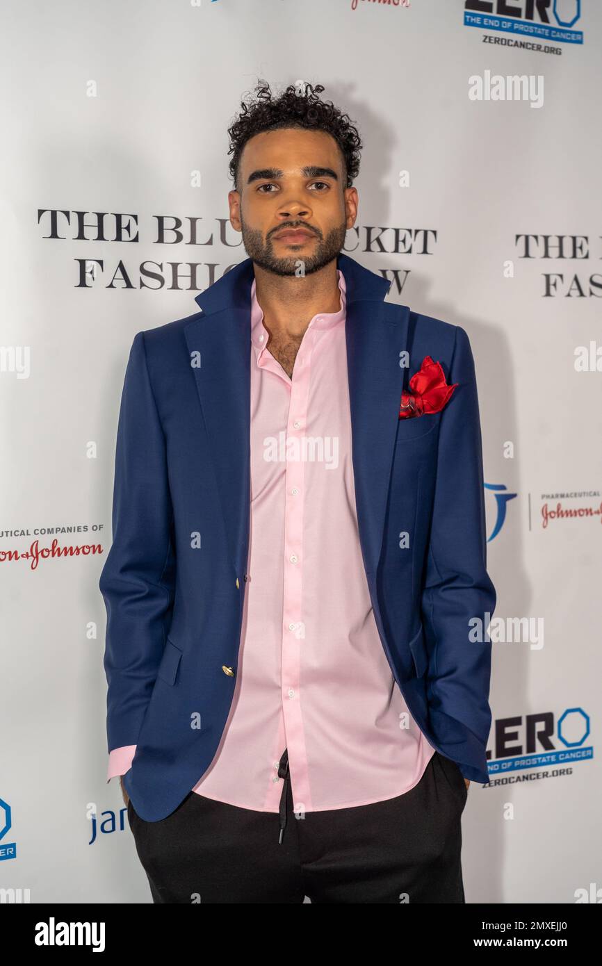 New York, États-Unis. 01st févr. 2023. Kris Bennett participe au septième Blue Jacket Fashion Show annuel aux studios Moonlight de New York. (Photo par Ron Adar/SOPA Images/Sipa USA) crédit: SIPA USA/Alay Live News Banque D'Images