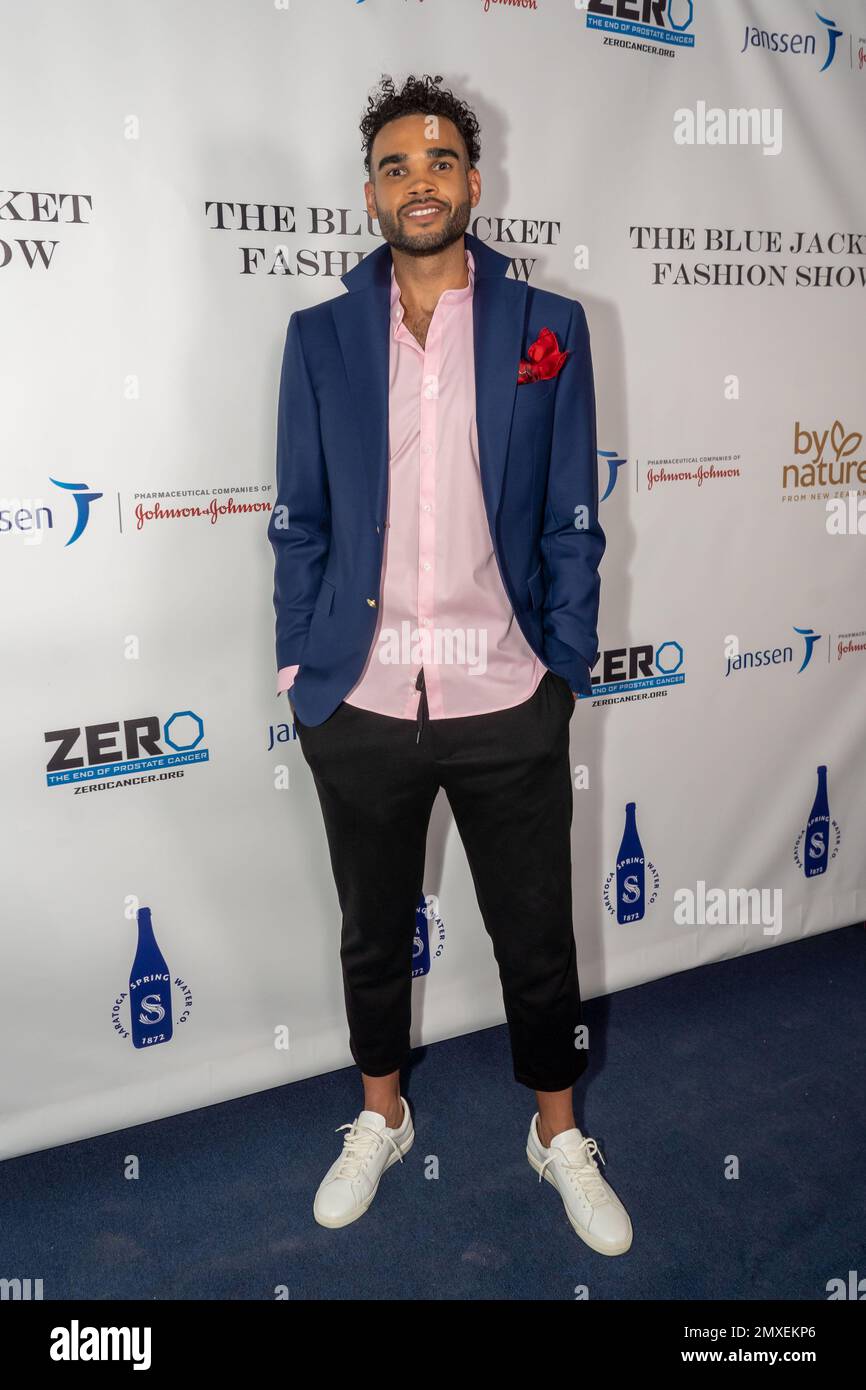 New York, États-Unis. 01st févr. 2023. Kris Bennett participe au septième Blue Jacket Fashion Show annuel aux studios Moonlight de New York. (Photo par Ron Adar/SOPA Images/Sipa USA) crédit: SIPA USA/Alay Live News Banque D'Images