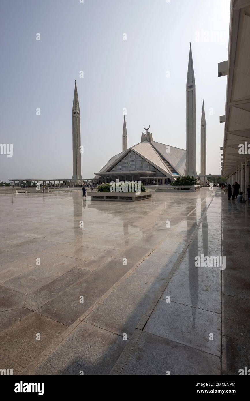 La mosquée Faisal, Islamabad Banque D'Images