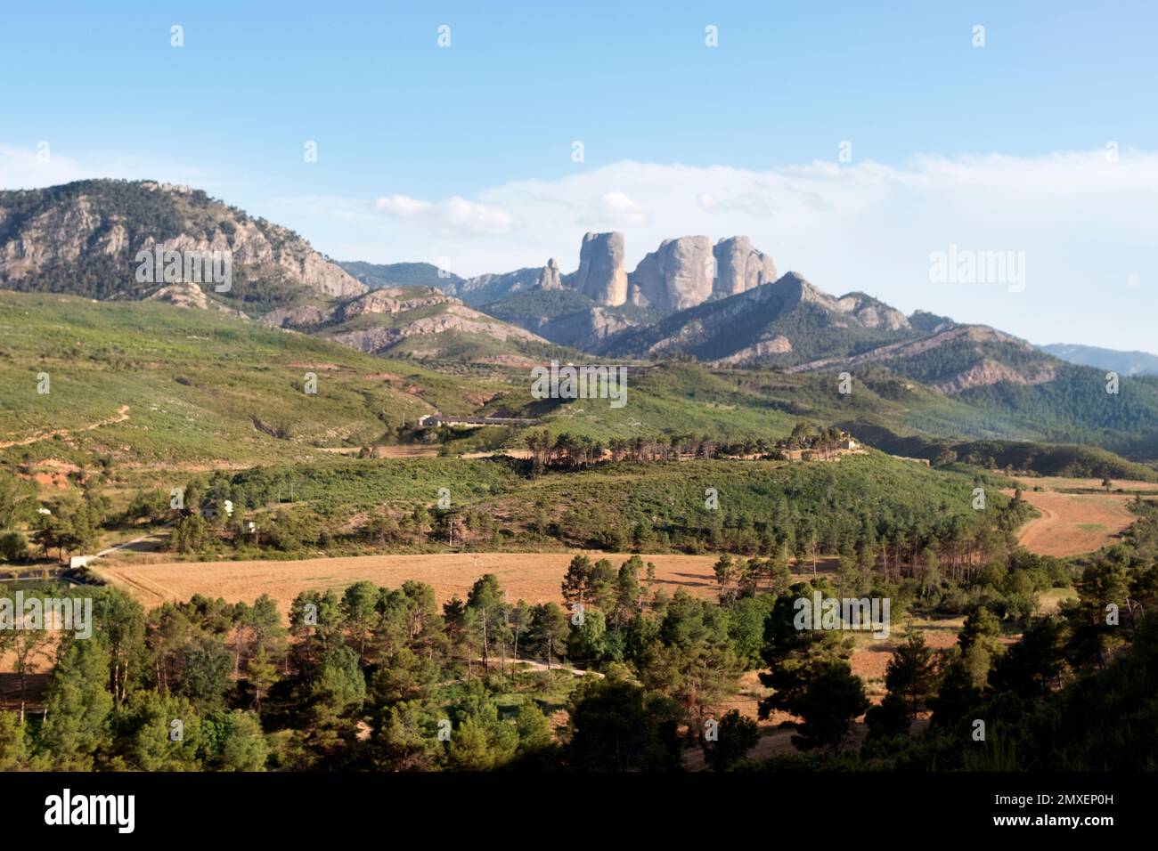 Parc naturel de Los ports. Province de Tarragone. Espagne Banque D'Images