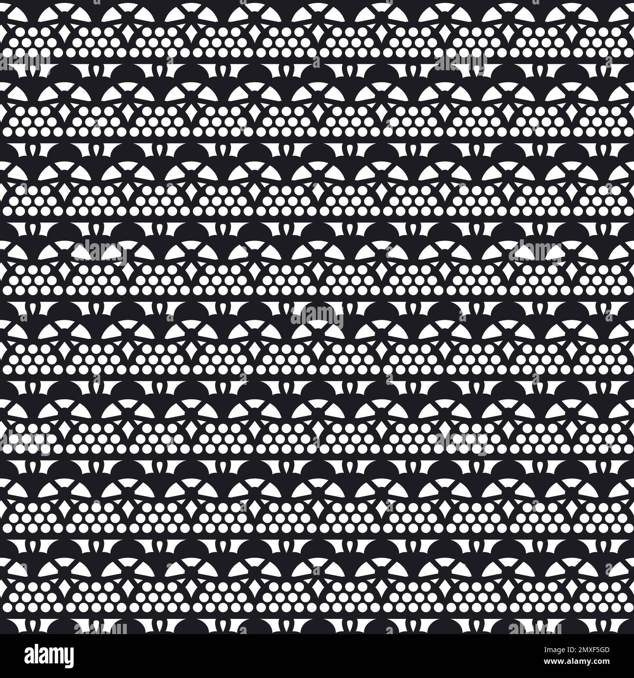 Motif noir sans couture en dentelle simple. Éléments de Lacy pour la décoration scrapbooking invitations de mariage et cartes. Illustration vectorielle. Illustration de Vecteur