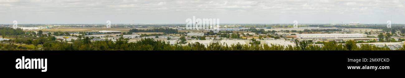 Photo aérienne OPA Locka Executive Airport Miami FL USA Banque D'Images